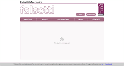 Desktop Screenshot of falsetti.it